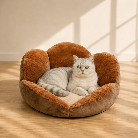 Paw-Shaped Bed for Cats & Dogs