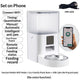 Remote Pet Feeder With Scheduled Feeding And Monitoring Features
