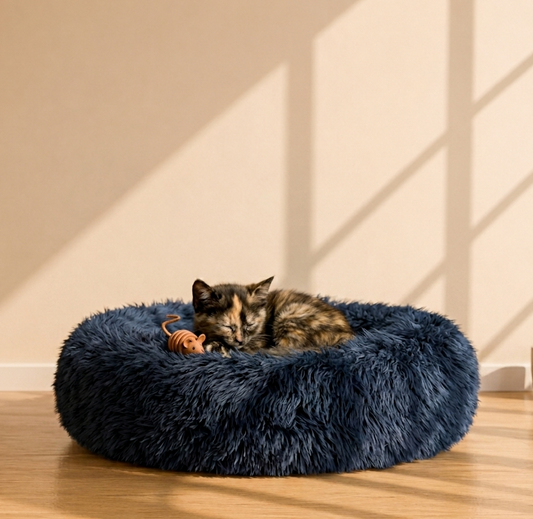 Round Fluffy Pet Nest